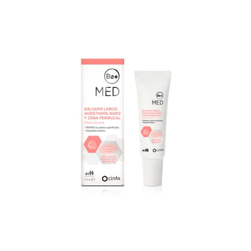 BE+ Med Bálsamo labios agrietados, nariz y zona peribucal 15ml