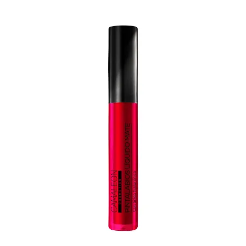 Camaleon Labial Líquido Mate Rojo Carmín LM02