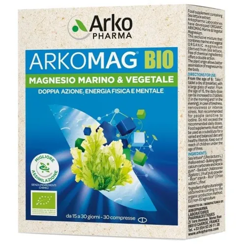 Arkomag BIO Magnesio Marino + Vegetal 30 comprimidos