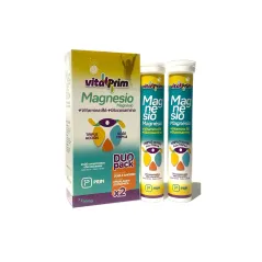 VitalPrim Magnesio 2x20 comprimidos efervescentes limón