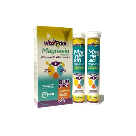 VitalPrim Magnesio 2x20 comprimidos efervescentes limón