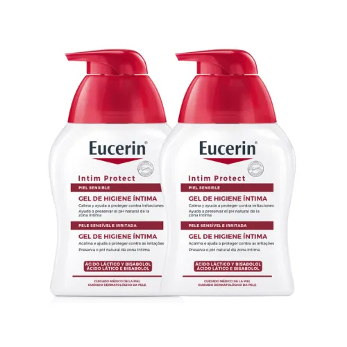 Pack Eucerin Higiene íntima 2x250ml. Segunda unidad al 50%