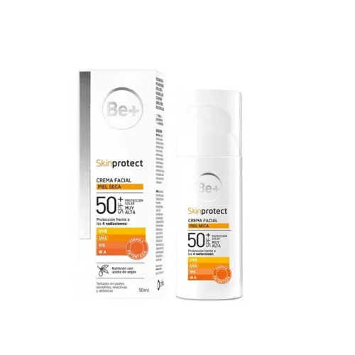 Be+ Skinprotect Crema facial Piel Seca SPF50+ 50ml