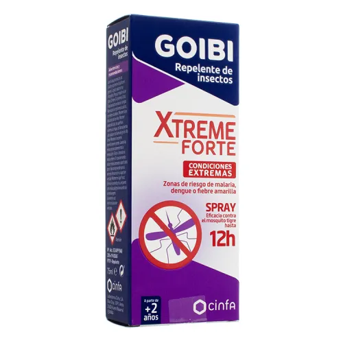 Goibi Xtreme Forte Repelente 75ml Goibi Xtreme Forte Repelente 75ml