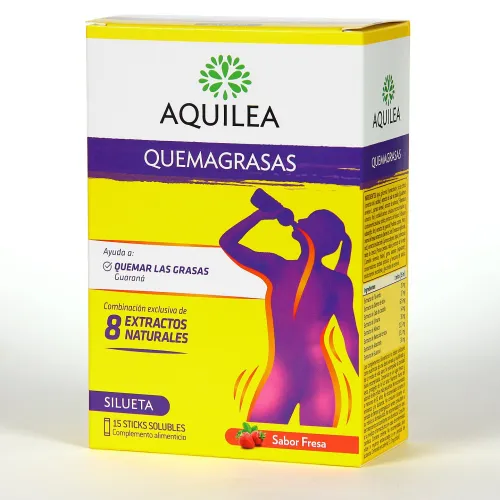 Aquilea Quemagrasas 15 sticks fresa