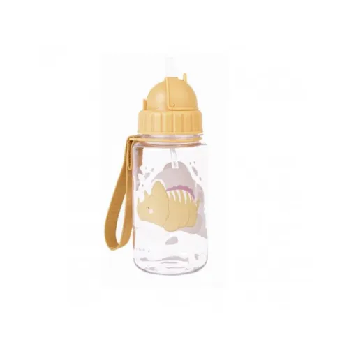 Botella con pajita y colgador 400ml