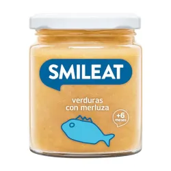 Smileat tarro verduras con merluza 230gr
