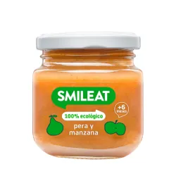 Smileat tarrito pera y manzana 130gr