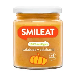 Smileat tarro calabaza y calabacín 230gr