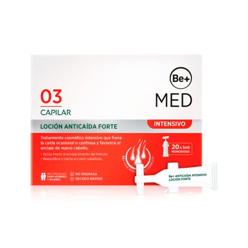 Be+ Anticaída Intensivo Loción Forte 20 Monodosis