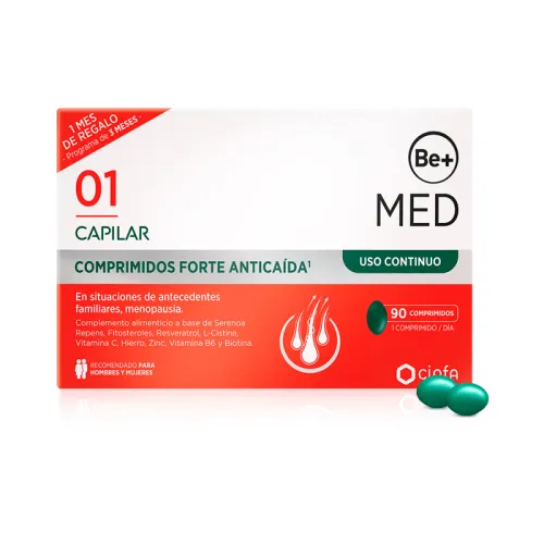 Be+ Capilar Forte Uso Continuo 90 Comprimidos