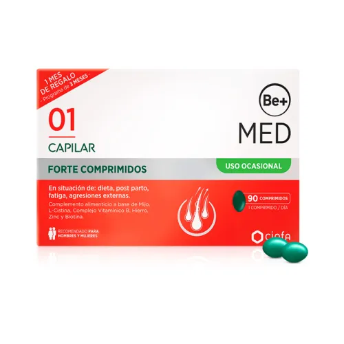 Be+ Capilar Forte. Uso Ocasional 90 Comprimidos