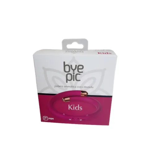 Bye Pic kids pulsera mosquitos fucsia