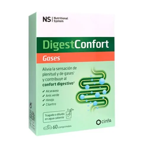 Ns Digestconfort Gases 60 Comprimidos Ns Digestconfort Gases 60 Comprimidos