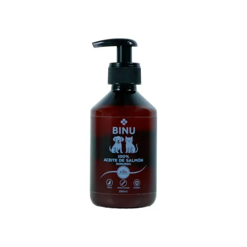 Binu Aceite de Salmón para perros y gatos 250ml