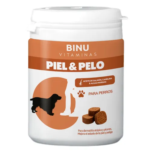 Binu Vitaminas Piel&Pelo para perros 95 snacks