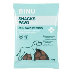 Binu Snack para perros pavo 60gr.