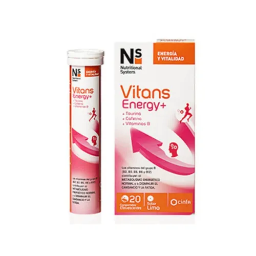 Ns Vitans Energy+ 20 Comprimidos Efervescentes