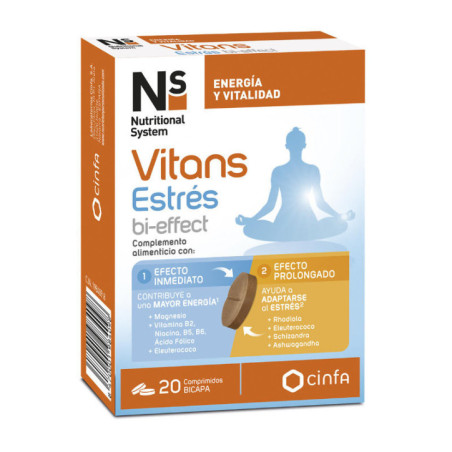 NS VitaNS Estrés Bi-Effect 20 Comprimidos Bicapa