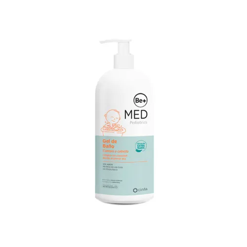 Be+ med pediatrics Gel de Baño Cuerpo y Cabello 500ml.