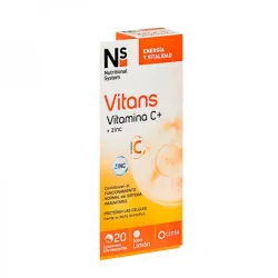 NS Vitans Vitamina C+ y Zinc 20 Comp. Efervescentes