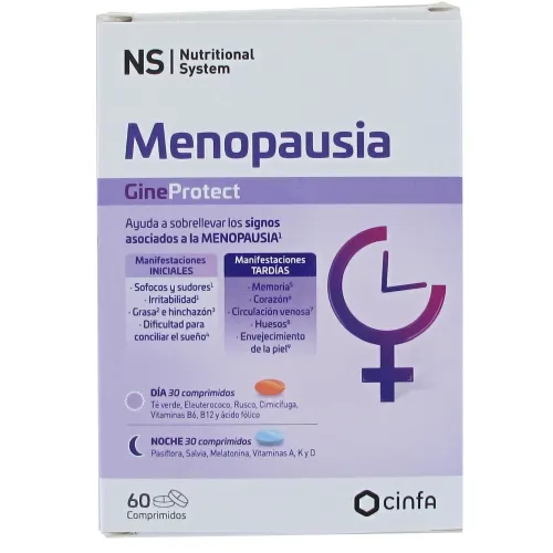 NS Menopausia gineprotect 60 comprimidos NS Menopausia gineprotect 60 comprimidos