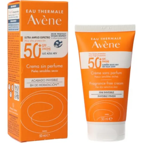 Avène crema SPF50+ sin perfume 50ml Avène crema SPF50+ sin perfume 50ml