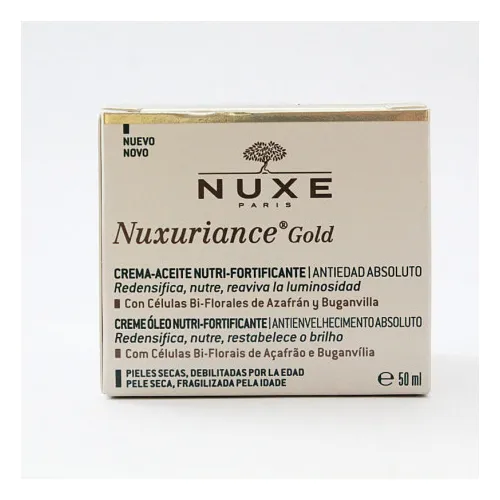 Nuxe Nuxuriance Gold Crema-Aceite Nutri-Fortificante. Antiedad Absoluto 50ml