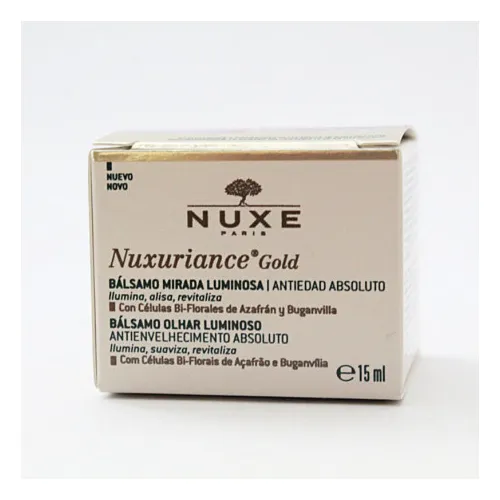 Nuxe Nuxuriance Gold Bálsamo Mirada Luminosa. Antiedad Absoluto 15ml