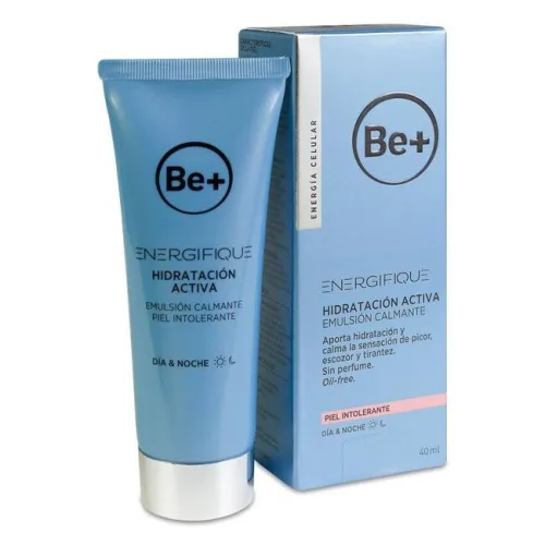 Be+ Energifique Hidratación Activa Emulsión Calmante Piel Intolerante 40ml