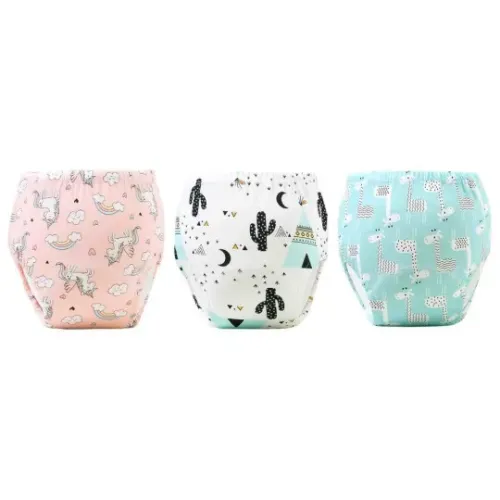 Ropa interior de aprendizaje niña Talla 0-2 años 3 unidades