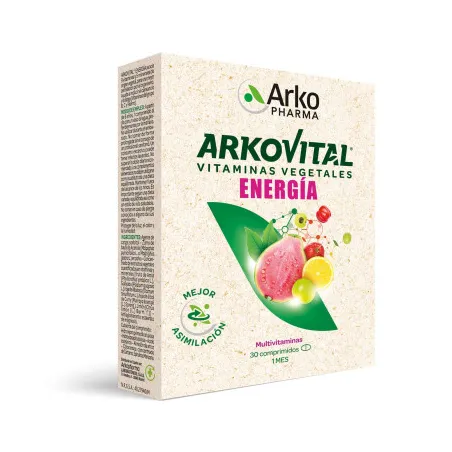 Arkovital Multivitaminas Pura Energía 30 Comprimidos
